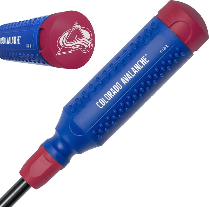 Megapro ® NHL® Team Edition Multi-bit Screwdriver | Officially Licensed NHL® Gear | Durable, Ergonomic, Pro-Grade Screwdriver (Colorado Avalanche®) - Image 1